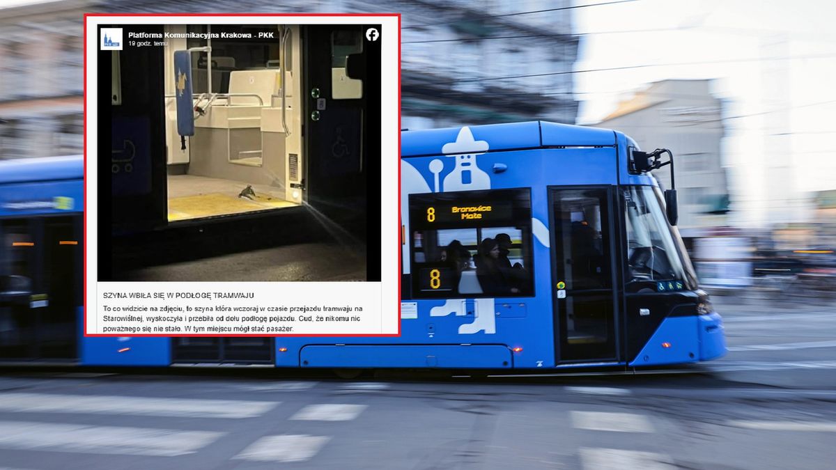 Dramatyczne chwile krakowskich pasażerów