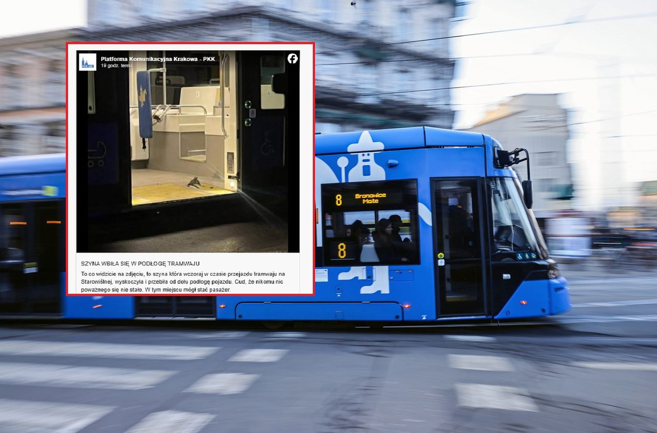 Chwile grozy w tramwaju. Pasażerowie przeżyli horror