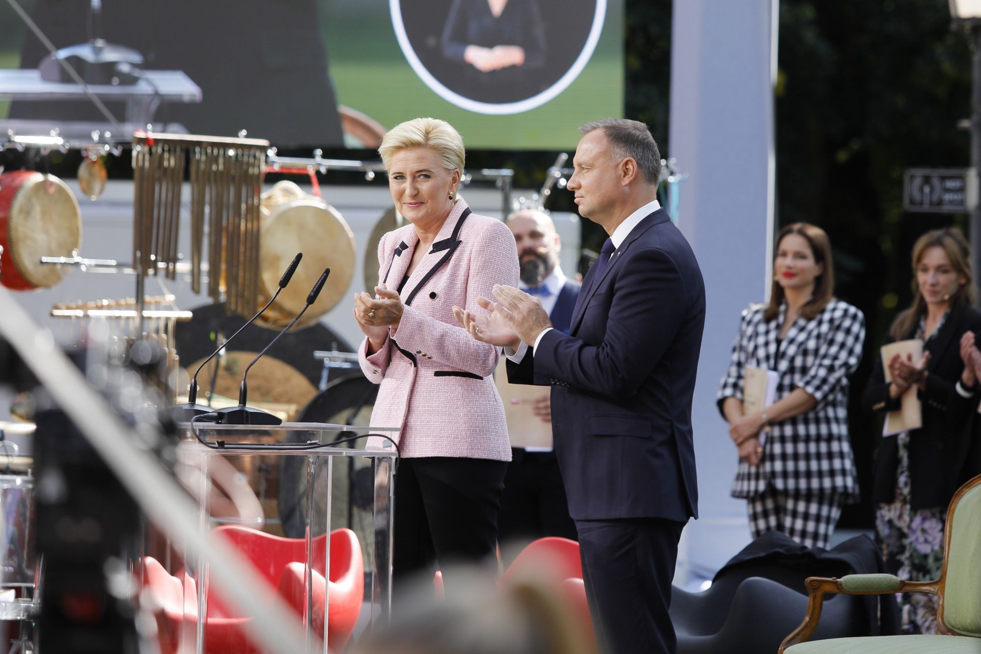 Andrzej Duda i Agata Kornhauser-Duda 