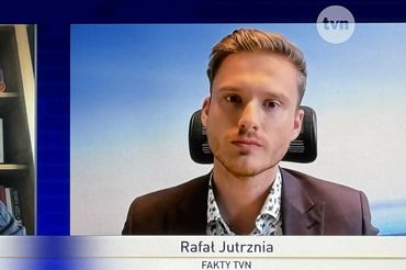 Rafał Jutrznia, nowy reporter "Faktów" TVN