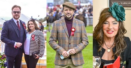 Elity bawią się na Wielkiej Warszawskiej: Jan Lubomirski-Lanckoroński z żoną, Rafał Trzaskowki w kaszkiecie, Agnieszka Fitkau-Perepeczko