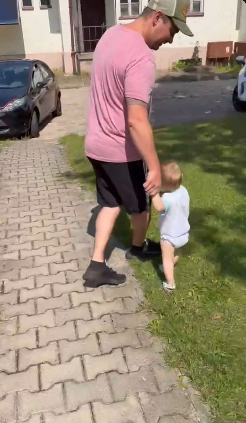 Daniel Martyniuk z synem