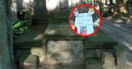 Zmarł ponad 80 lat temu. A teraz taka karteczka na grobie