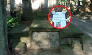 Zmarł ponad 80 lat temu. A teraz taka karteczka na grobie