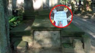 Zmarł ponad 80 lat temu. A teraz taka karteczka na grobie