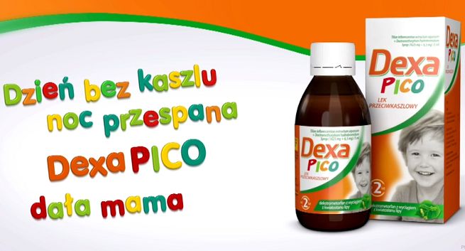 „Dzień bez kaszlu, noc przespana” w reklamie syropu DexaPico (wideo)