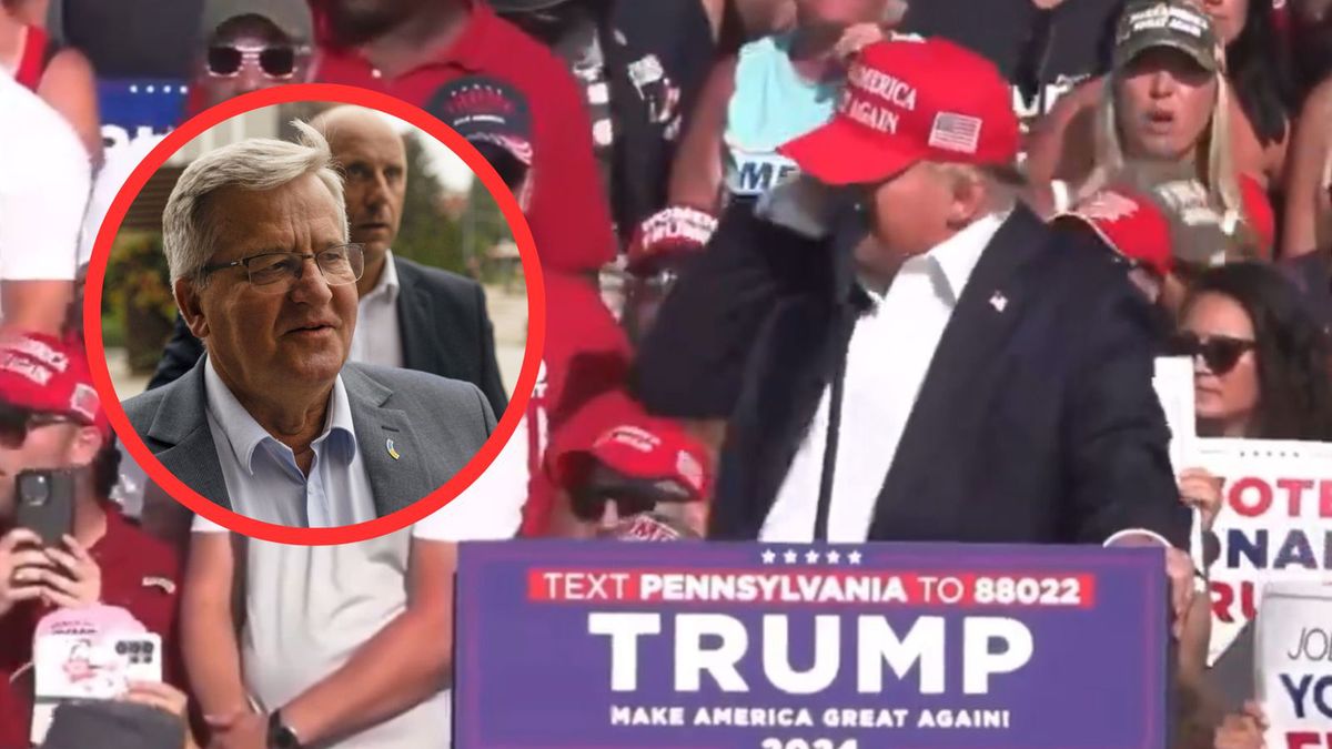 Zamach na Trumpa. Komorowski komentuje