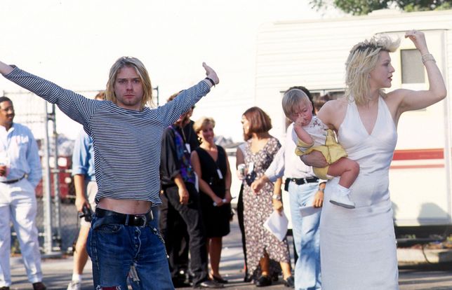 Kurt Cobain i Courtney Love 