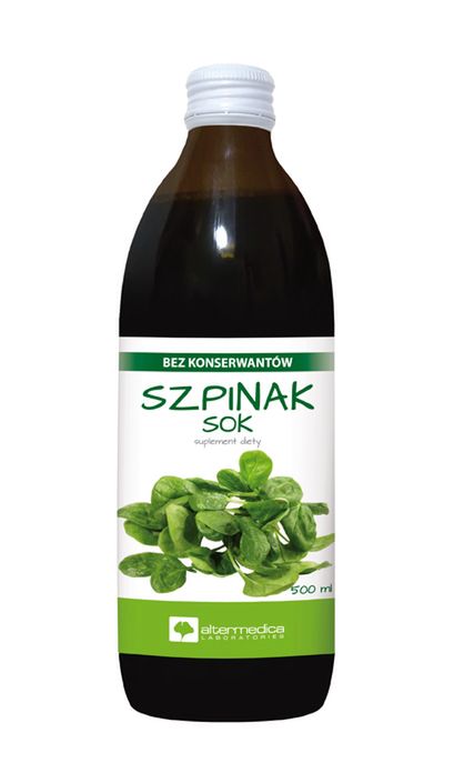 Jak stosować Szpinak Sok?