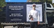 "Każdy może obkleić ciężarówkę i gadać głupoty". Krzysztof Gonciarz opowiada nam o swojej akcji z busem