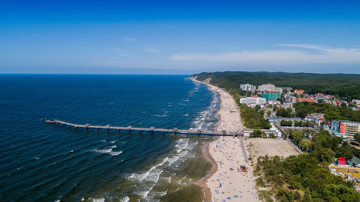 Międzyzdroje, morze, Bałtyk, plaża, urlop, wczasy, wakacje