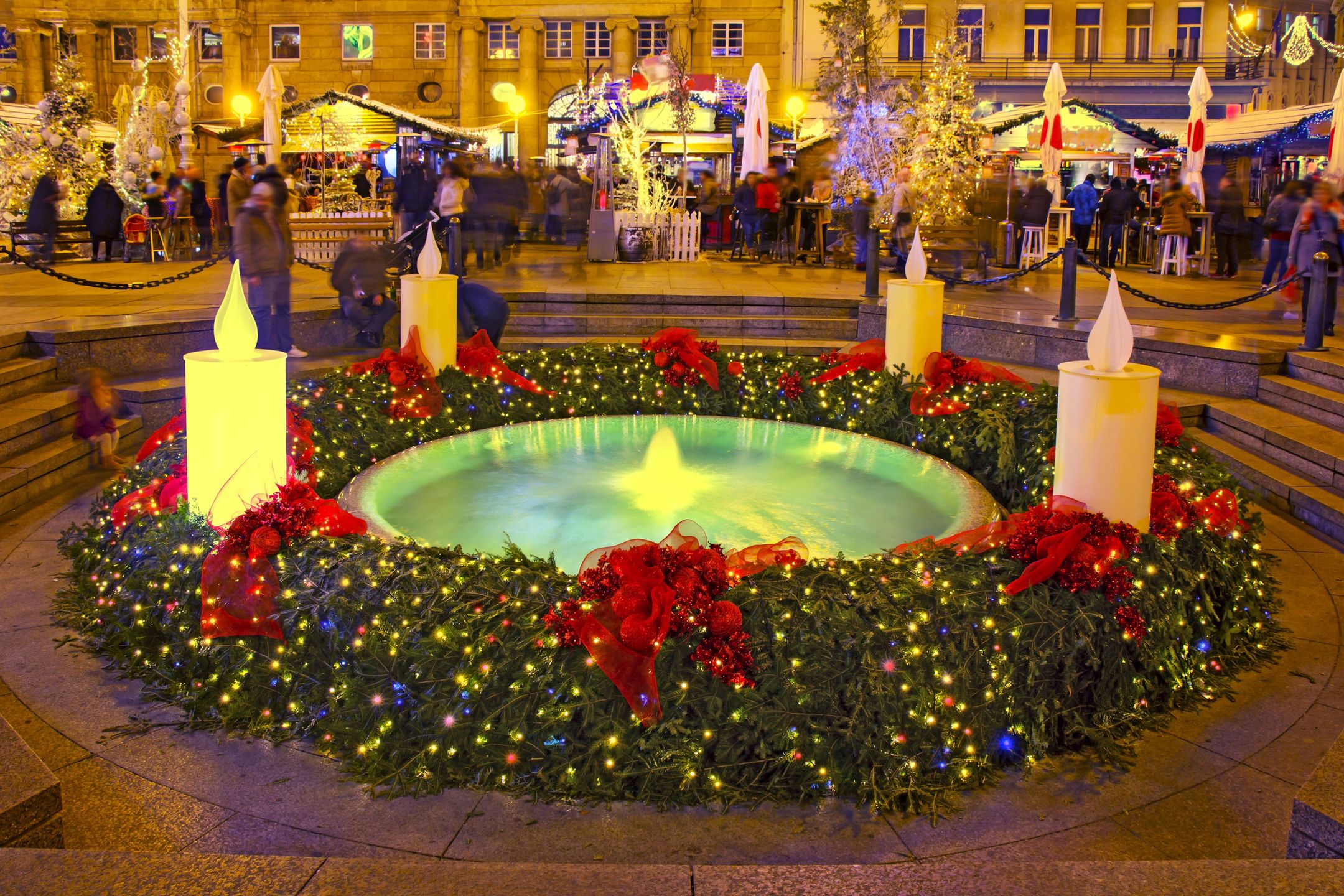 Dekoracje świąteczne w Zagrzebiu robią wrażenie