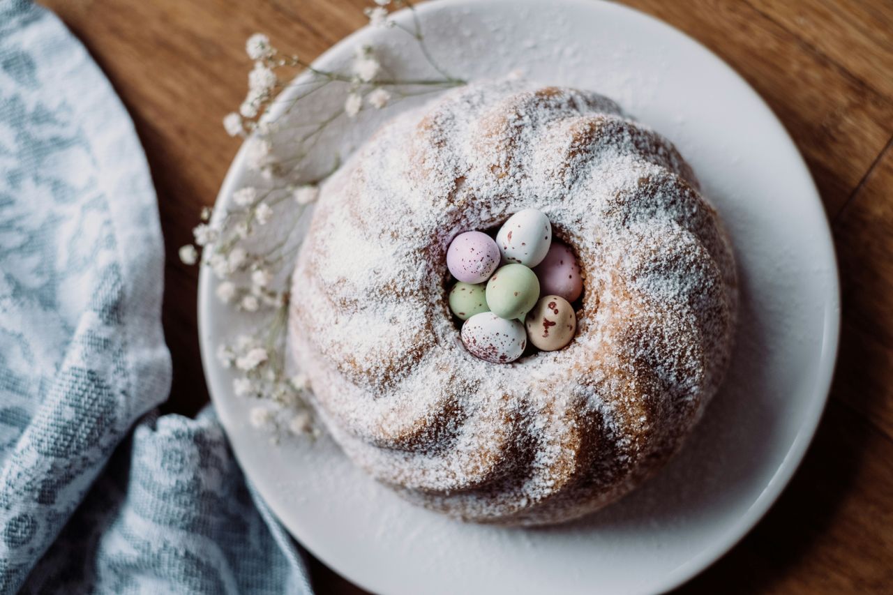 Tradycyjna babka wielkanocna.