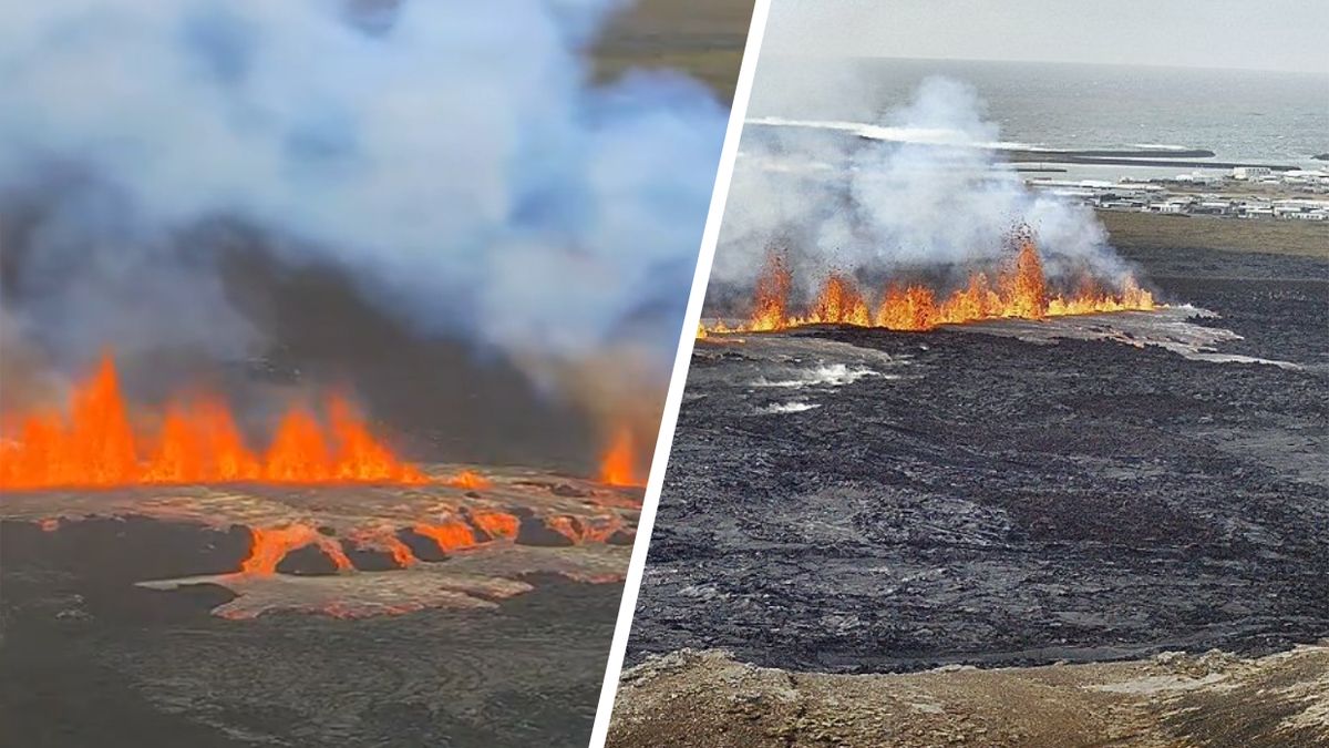 Erupcja wulkanu w Islandii