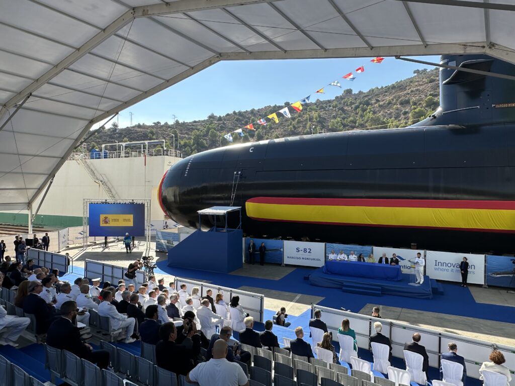 Chrzest drugiego okrętu podwodnego typu S-80 Narciso Monturiol w Cartagenie / Portal Stoczniowy