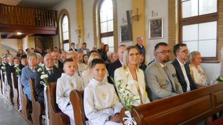 Pierwsza Komunia Święta w parafii pw. św. Faustyny - grupa I