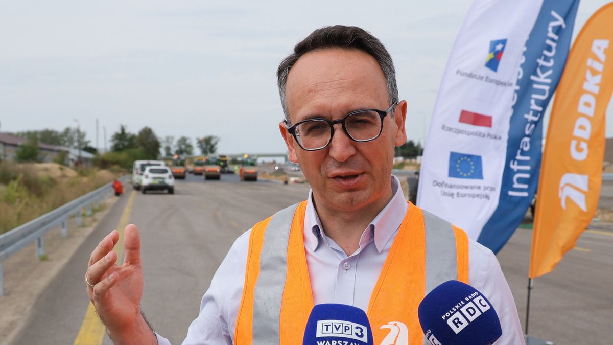 Dariusz Klimczak, minister infrastruktury