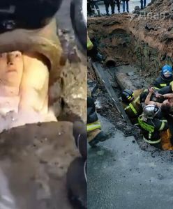 Rosjanin utknął w rurze. "To prawdziwa operacja specjalna"