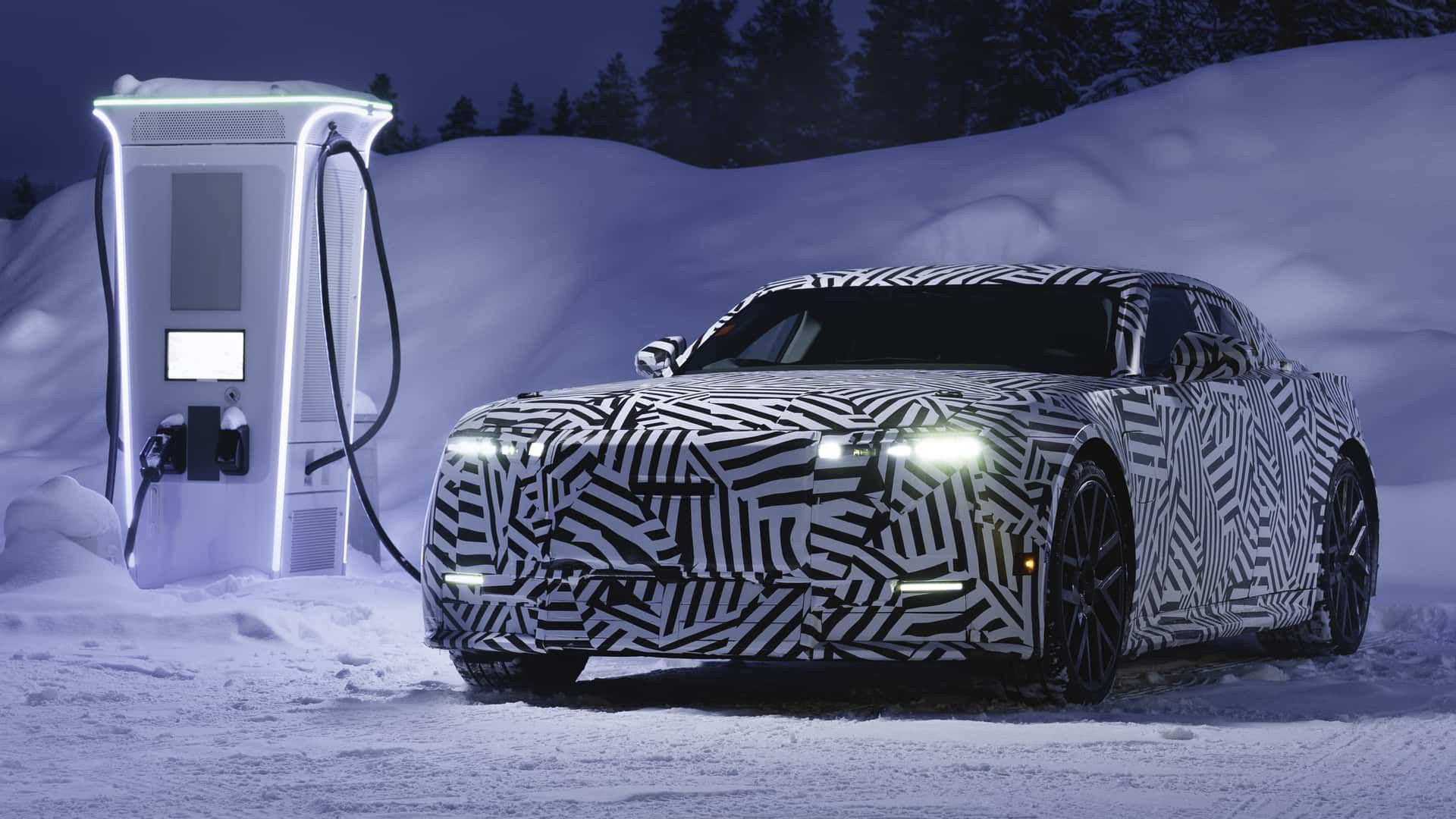 Nowy Jaguar podczas zimowych testów
