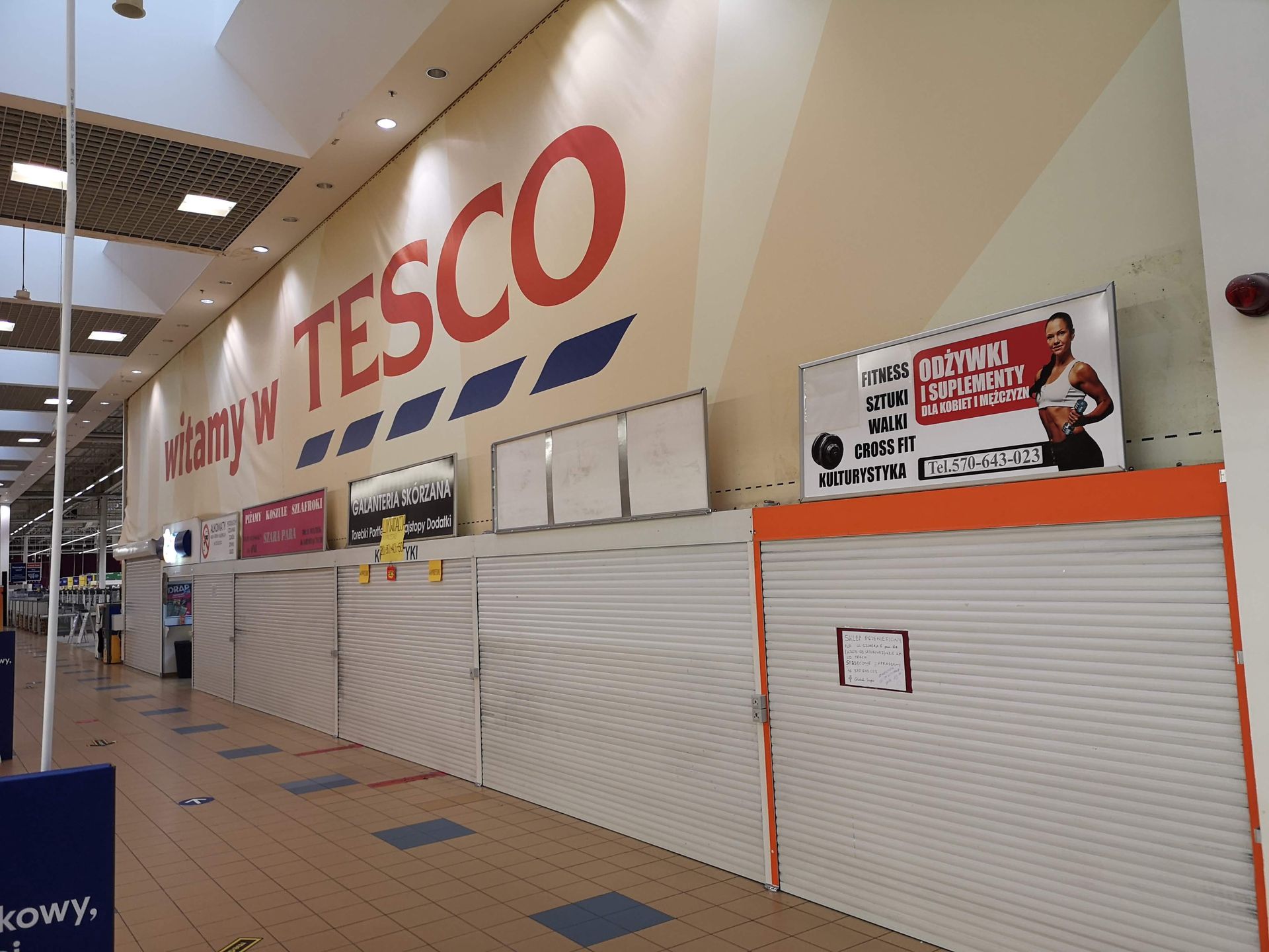 tesco zamknięte