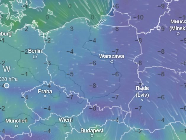 Prognoza na noc z soboty na niedzielę