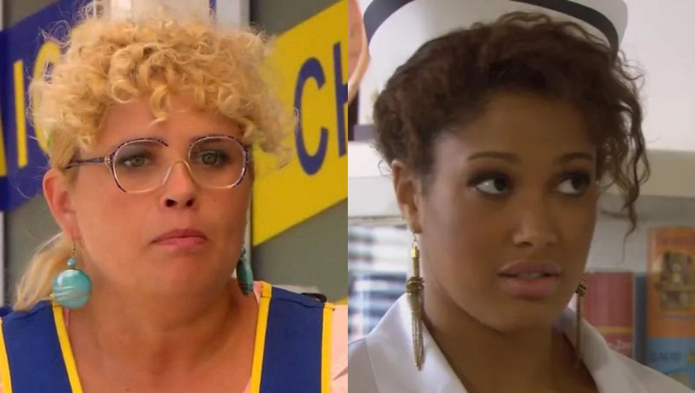 Ela Romanowska i Patricia Kazadi w "Ranczu"