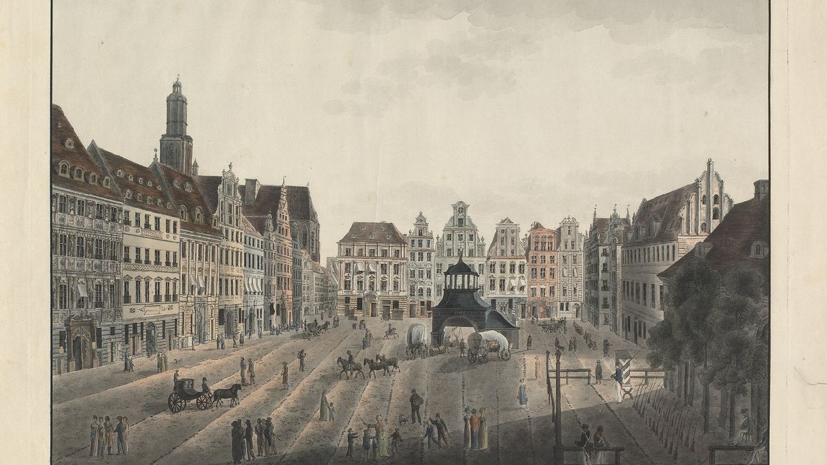 Rynek we Wrocławiu, 1828 - 1830.