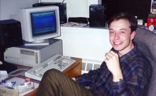 Elon Musk jako student University of Pennsylvania, 1992 rok