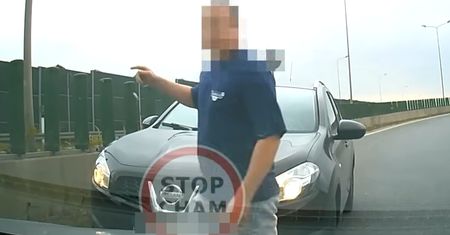 Szok przy A2. "Szeryf" zatrzymywał kierowców. Ogromna skala