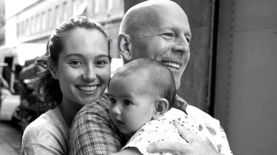 Emma Heming i Bruce Willis z córką