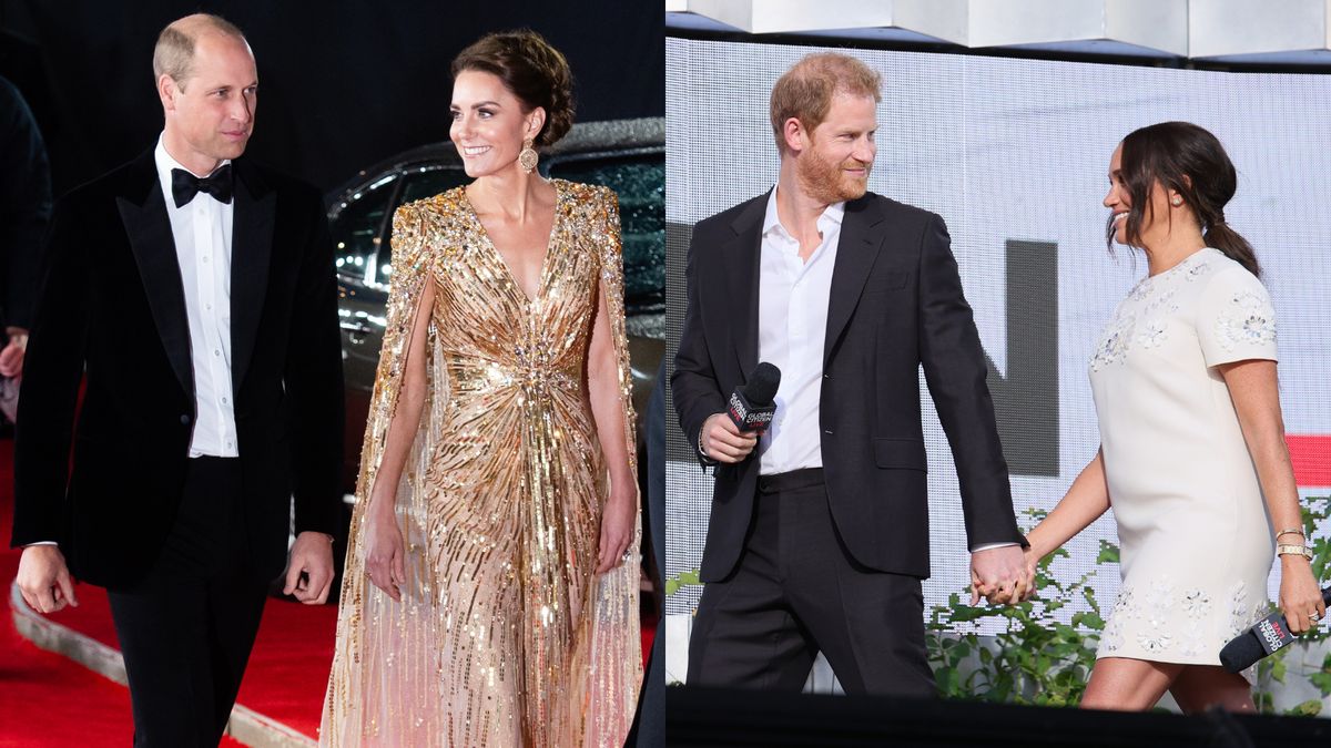 Eksperci od mowy ciała przeanalizowali podobne gesty w  małżeństwach Wiliama i Kate oraz Harry'ego i Meghan