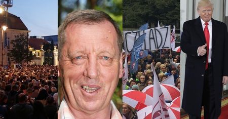 Tym żyliśmy w minionym roku: Zwycięstwa Trumpa i Macrona, wycinka Puszczy Białowieskiej, walka o sądy...