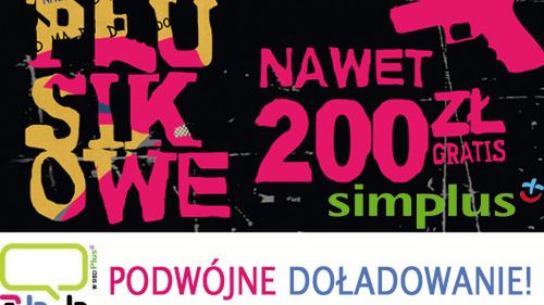 Podwójne doładowanie w 36i6, a w Simplusie - Plusikowe 1