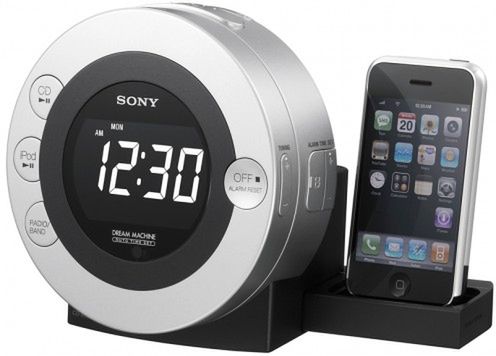 Sony Dream Machine - dock dla iPoda/iPhone z odtwarzaczem CD i budzikiem