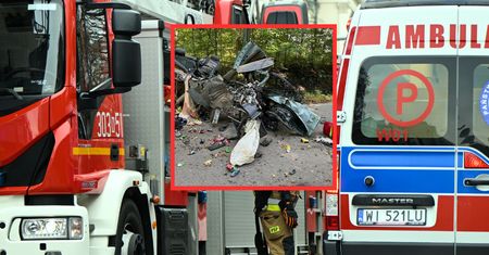 Z auta zostały strzępy. 28-latek zginął na miejscu