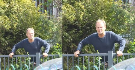 Zniecierpliwiony Donald Tusk stoi pod płotem (ZDJĘCIA)