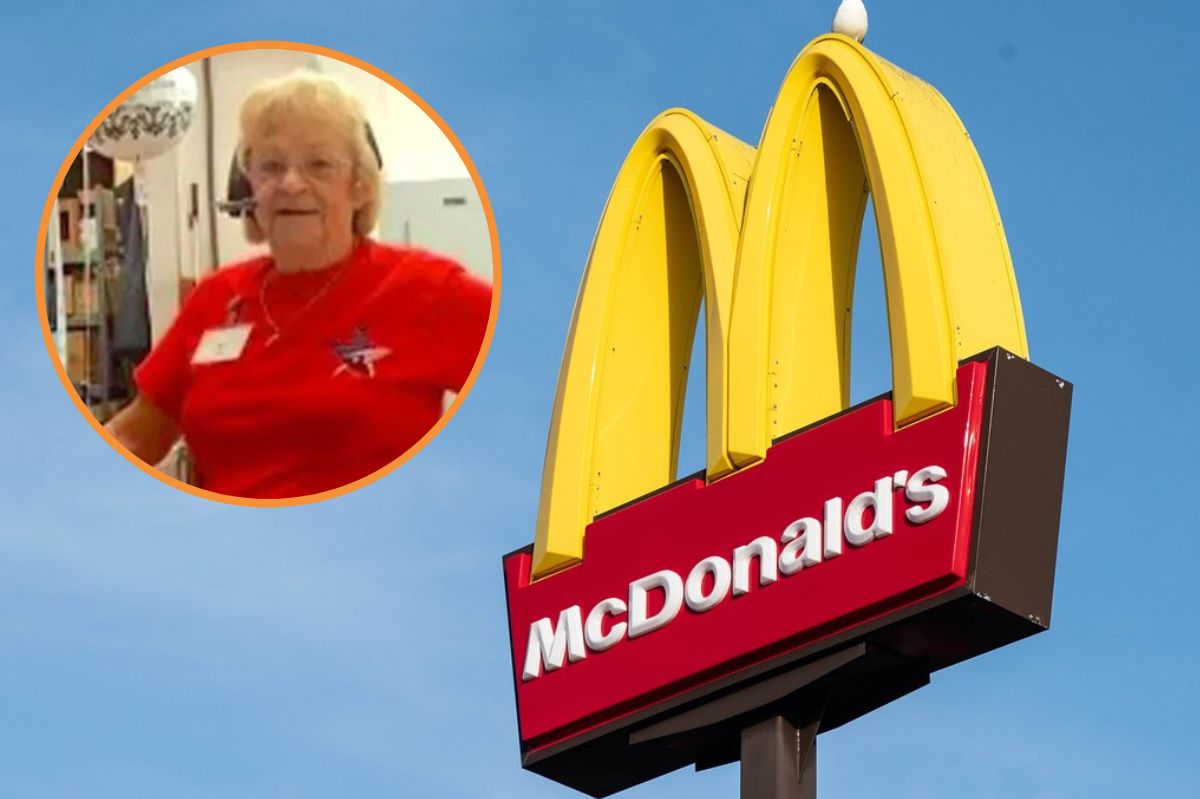 Dot Sharp has worked at McDonald's for 45 years.