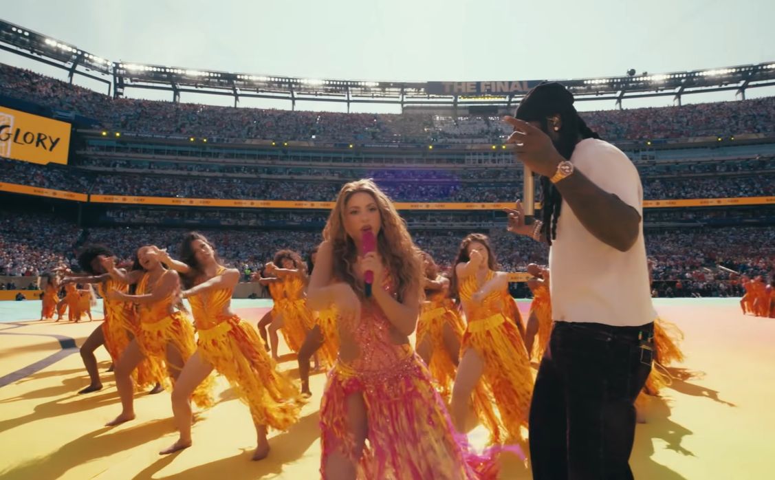 Shakira na finale MŚ 