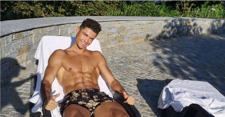 Co za zdjęcie Cristiano Ronaldo! Porównują go do Lewandowskiego