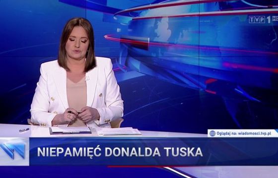 TVP o Donaldzie Tusku niemal wyłącznie źle