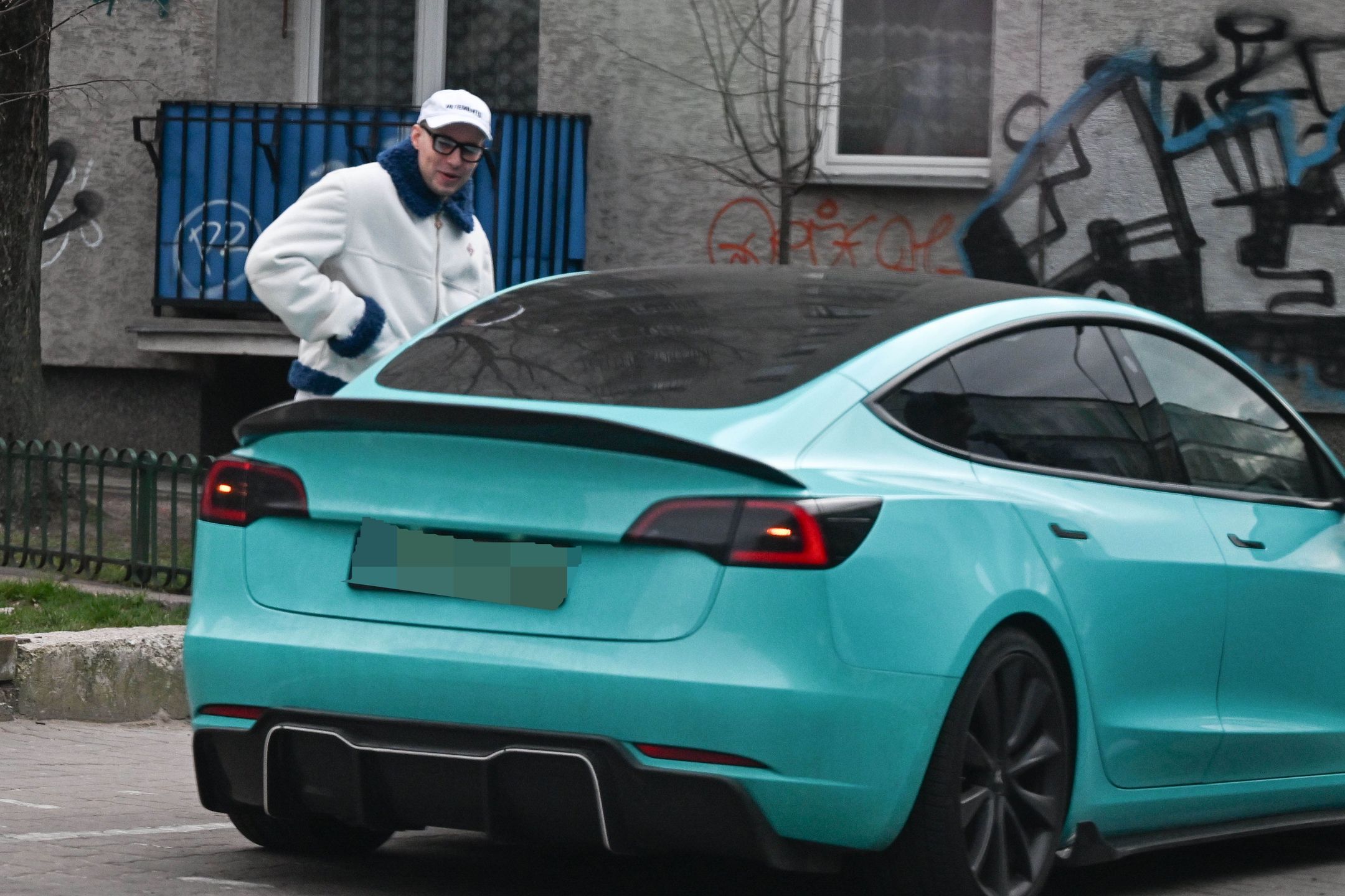 Żabson spacerował na Powiślu