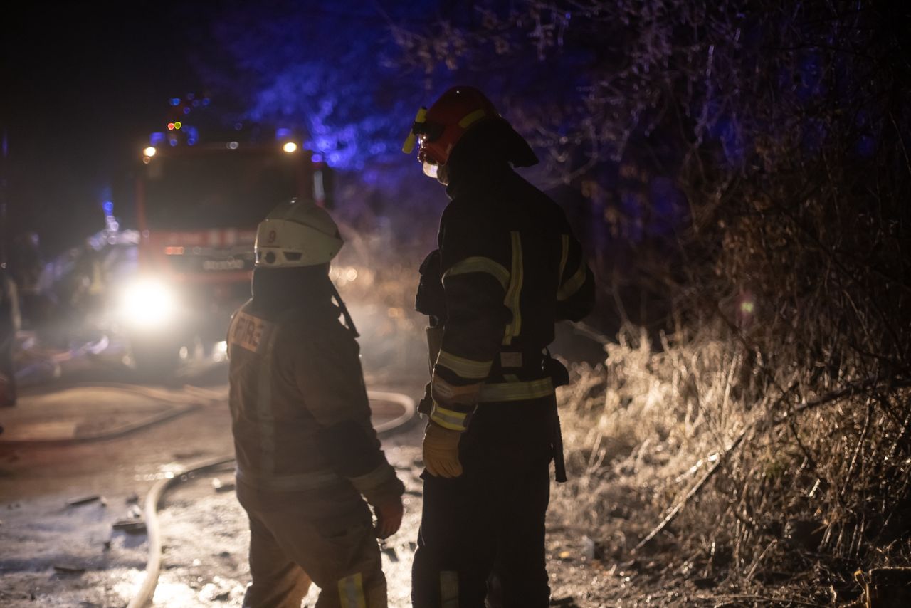 Pożar w Czechowicach-Dziedzicach. Strażacy walczą z ogniem