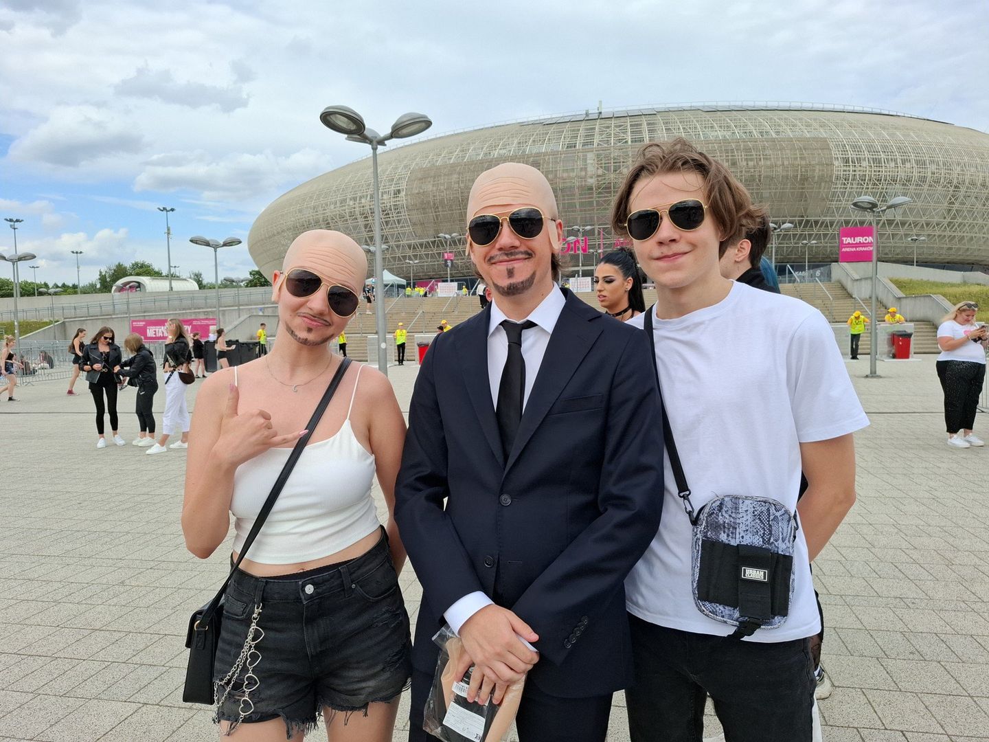 Fani przed koncertem Pitbulla w Krakowie