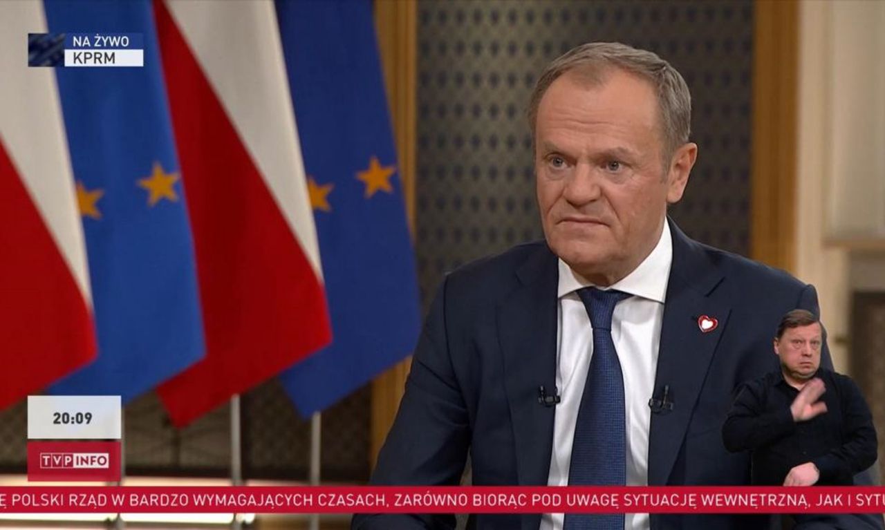 Donald Tusk, z racji sprawowanej funkcji, jest jednym z najczęściej pokazywanych na antenie TVP polityków 