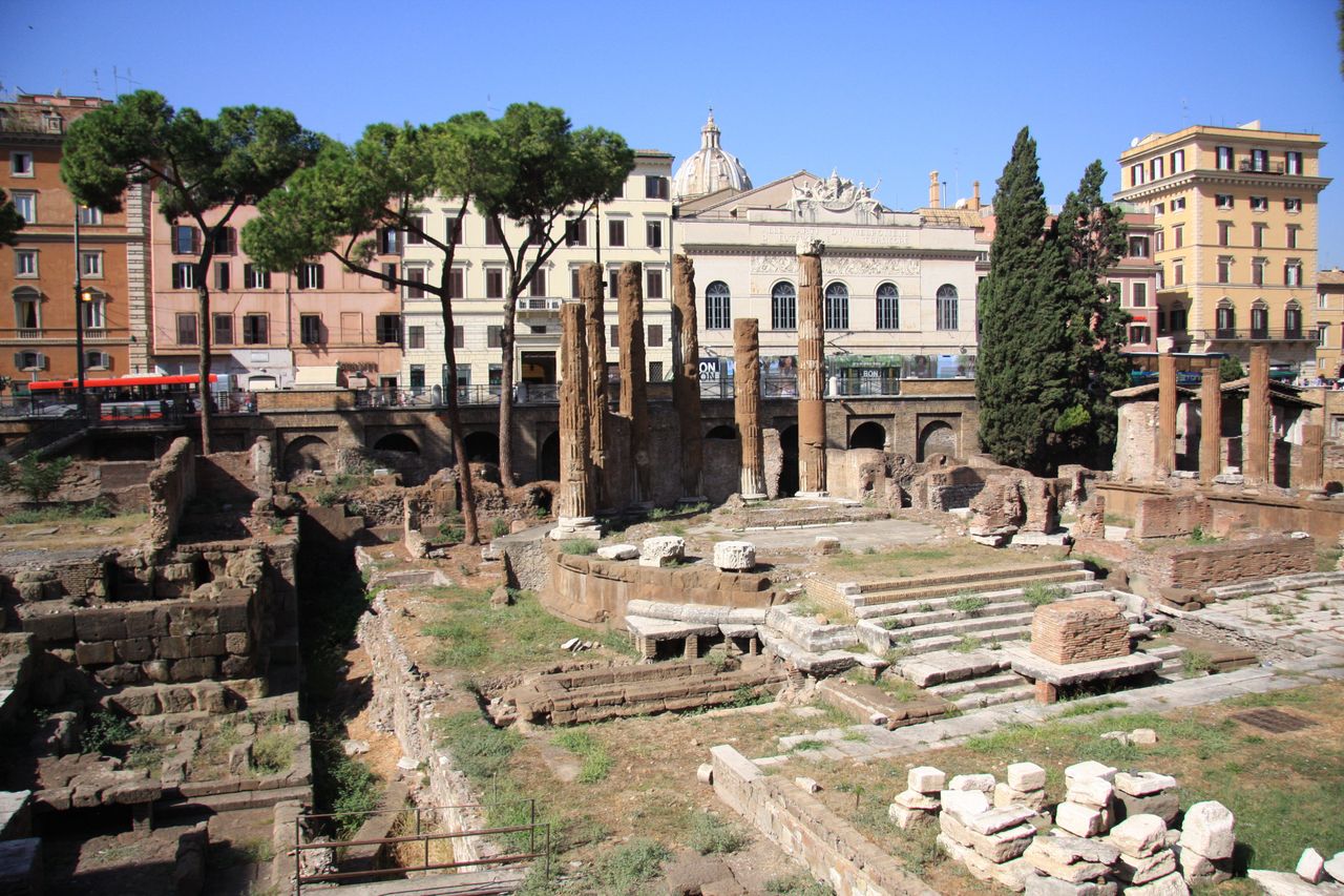 Largo di Torre Argentina w Rzymie