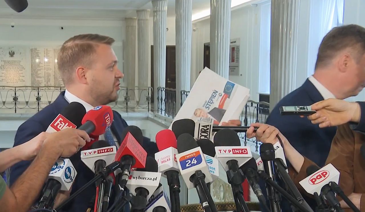 Awantura z Ozdobą, znów starcie na konferencji. Składają wniosek do prokuratury