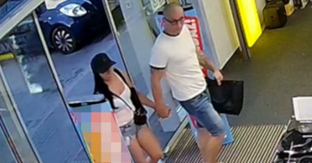 Para przyłapana w sklepie. Kamera wszystko nagrała