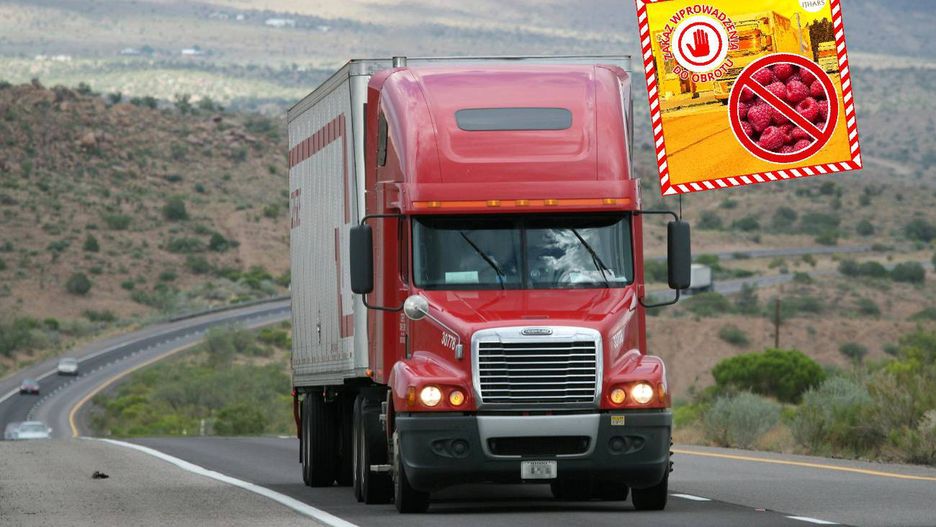 Mrożone maliny znów zatrzymane przez polskich inspektorów