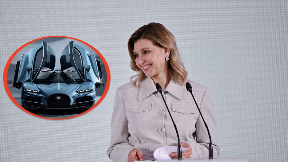 Ołena Zełenska, żona prezydenta Ukrainy i jej "wymarzony samochód". Rosyjskie media państwowe donosiły ochoczo, że kobieta kupiła wóz za 4,5 mln euro