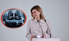 Ołena Zełenska i jej samochód za 4,5 mln euro. Rosjanie przeszli samych siebie